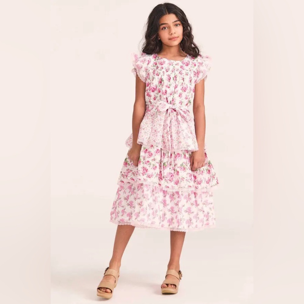 American Girl® x LoveShackFancy Garden‎ Party Dress for Girls | Size 6 | NO TIE - Picture 4 of 12